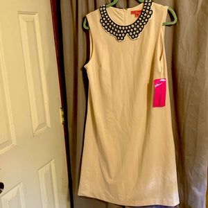 NWT Betsey Johnson blush pink dress sz 14